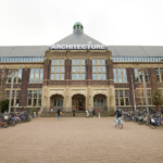 Faculty of Architecture and the Built Environment forecourt