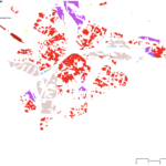 Map dense urban area land cover